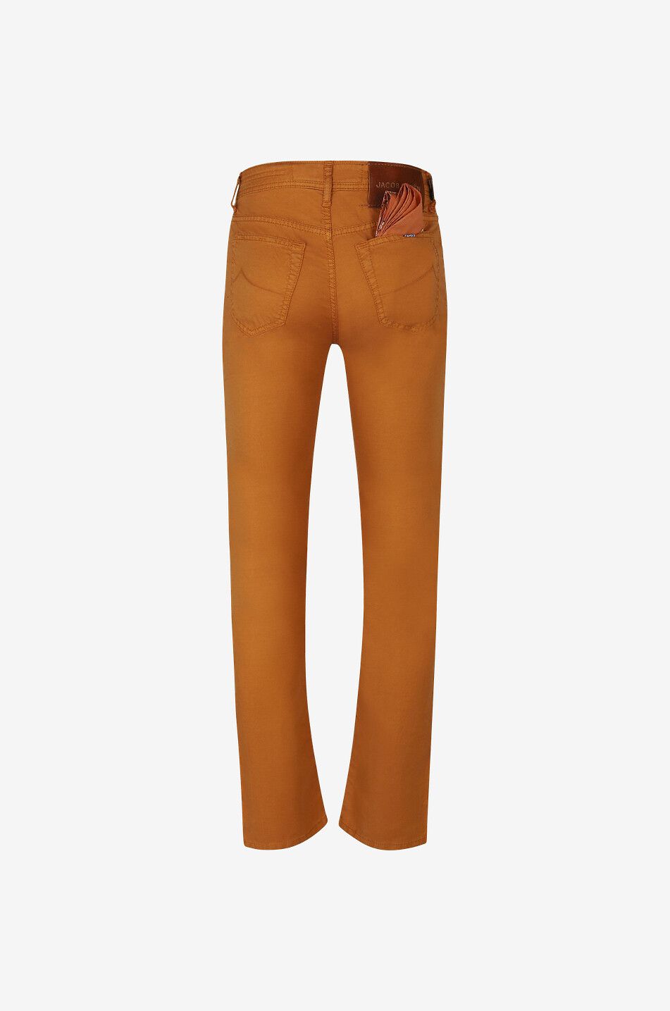 JACOB COHEN J688 cotton and linen regular-fit jeans Men ORANGE 2