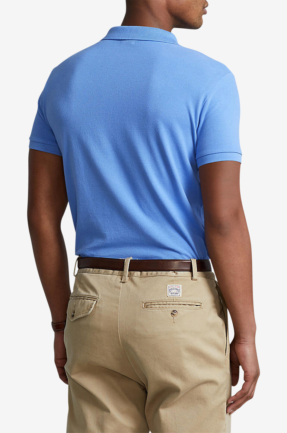 POLO RALPH LAUREN Polo à manches courtes en coton piqué logo Pony Homme BLEU MOYEN 3