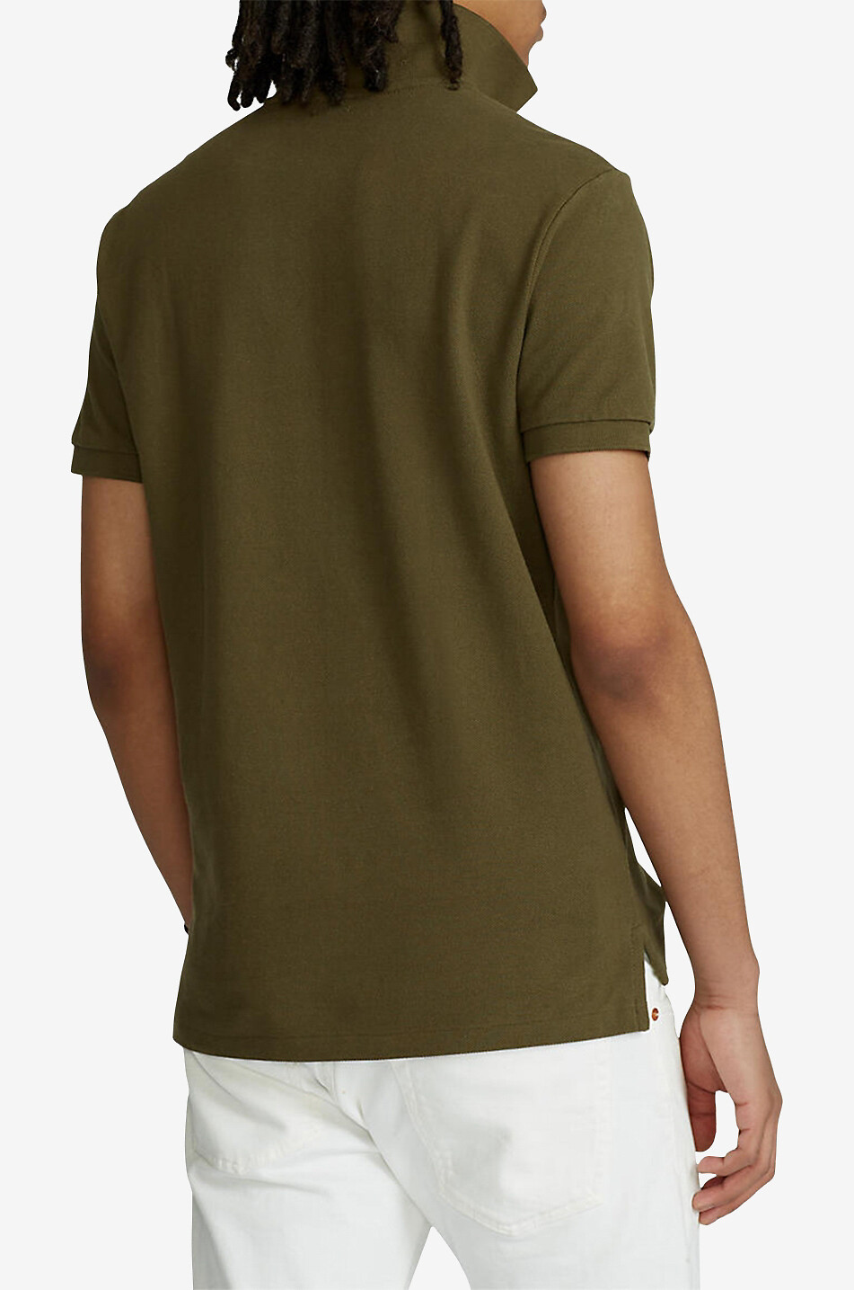 POLO RALPH LAUREN Polo à manches courtes en coton piqué logo Pony Homme VERT FONCÉ 3