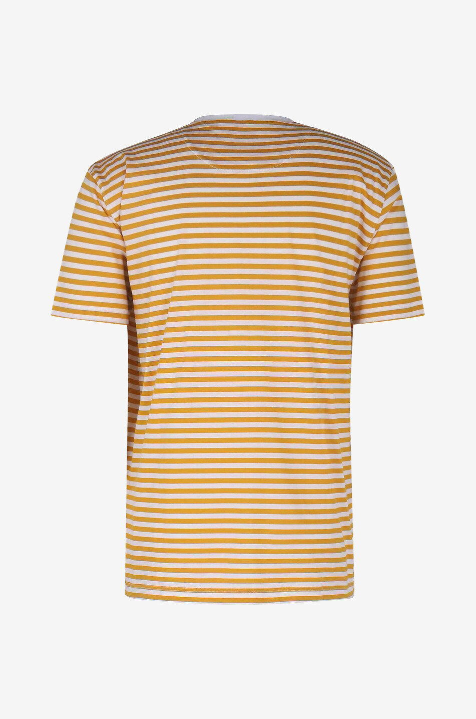PT TORINO COLLECTION Striped cotton short-sleeved T-shirt Men YELLOW 2