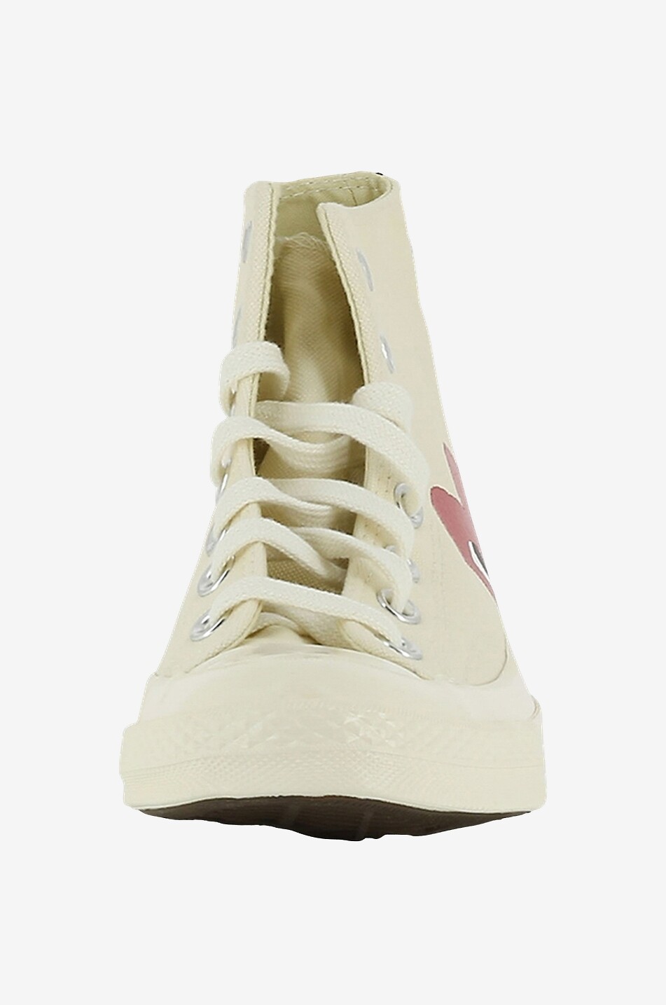 COMME DES GARCONS PLAY Hohe Canvas-Sneakers Chuck 70 Hi x CDG Damen WEISS 2