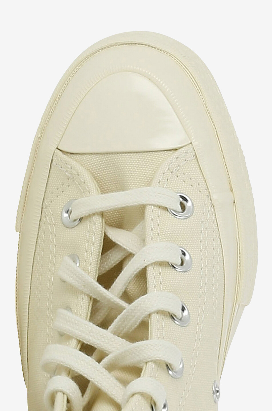 COMME DES GARCONS PLAY Hohe Canvas-Sneakers Chuck 70 Hi x CDG Damen WEISS 5