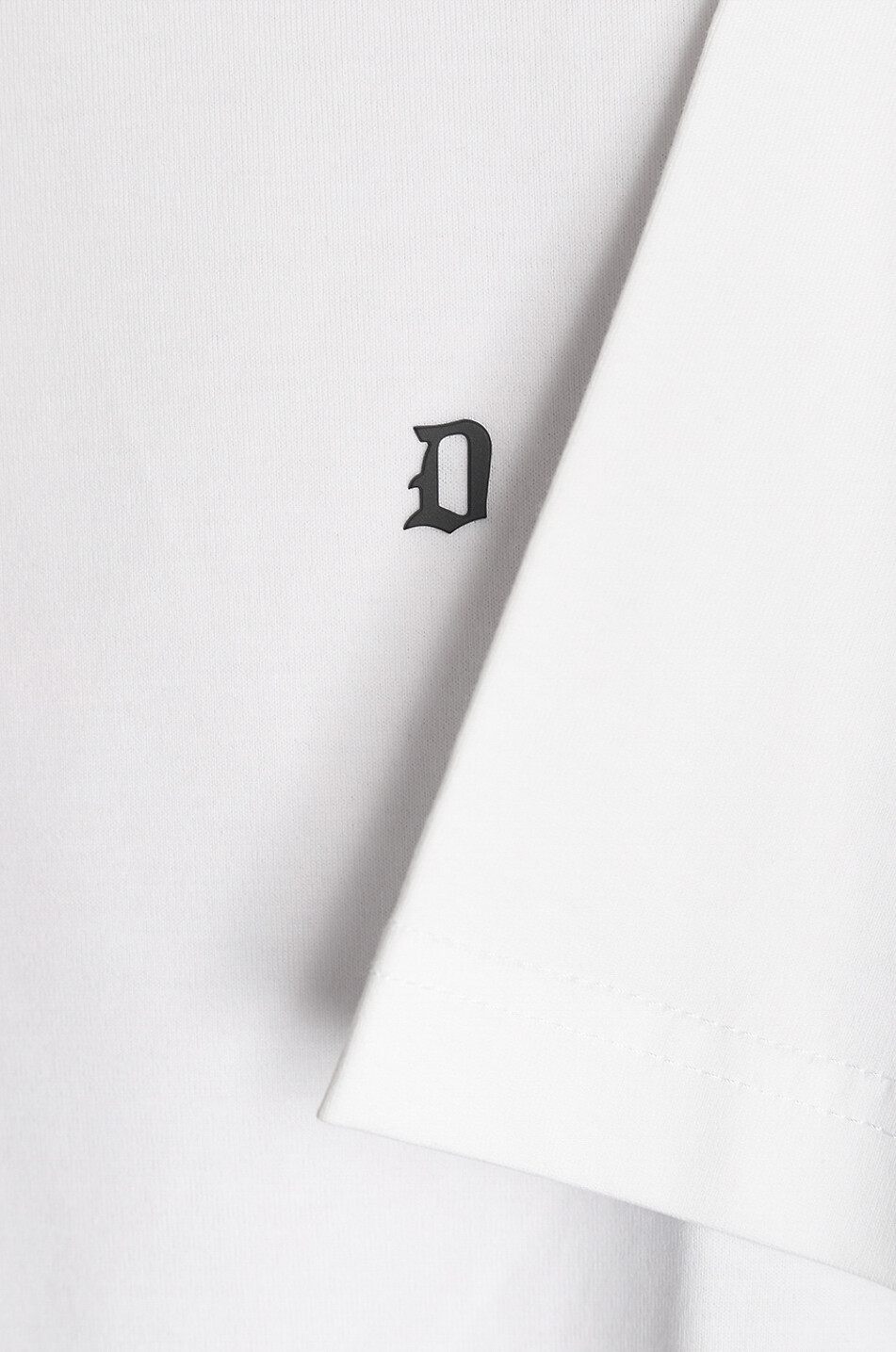 DONDUP T-shirt à manches courtes en coton à monogramme Homme BLANC 6