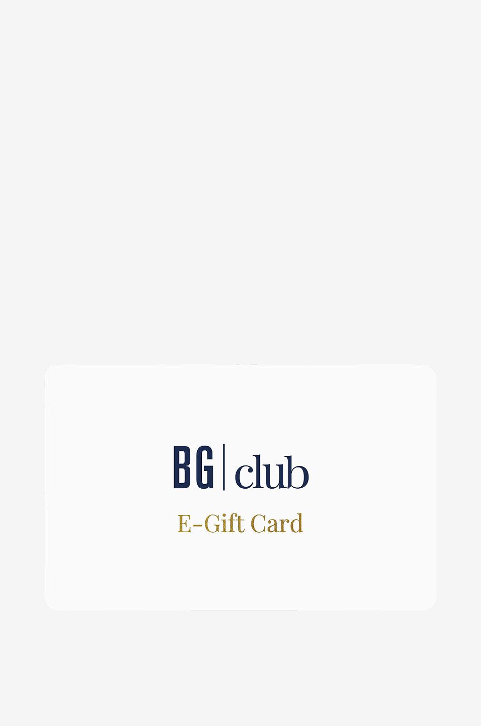 BG Club eGift card