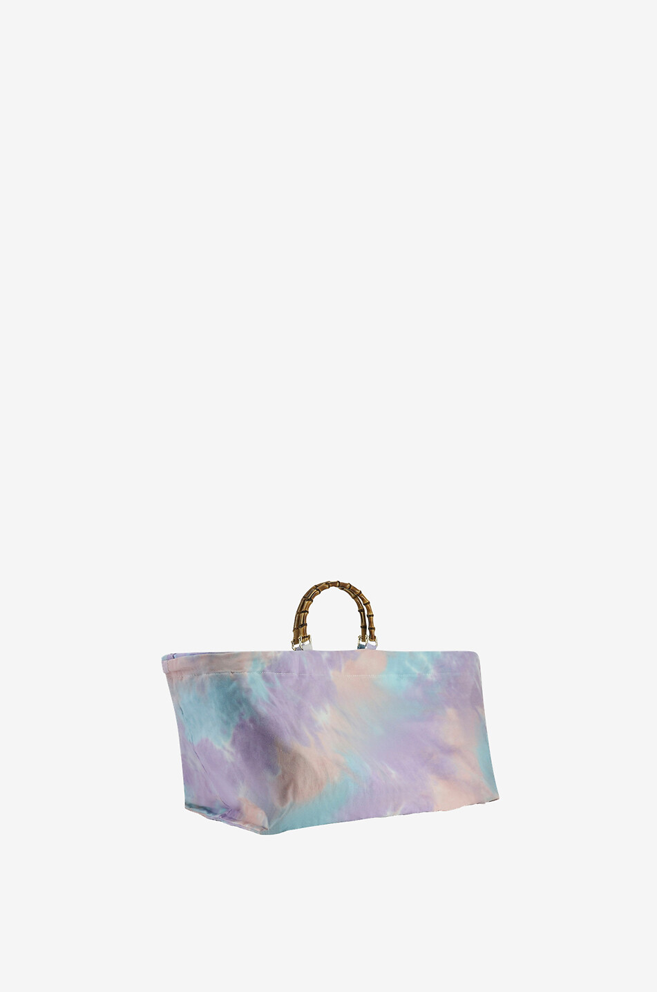 LA MILANESA Tie-Dye cotton tote bag Women PINK 2