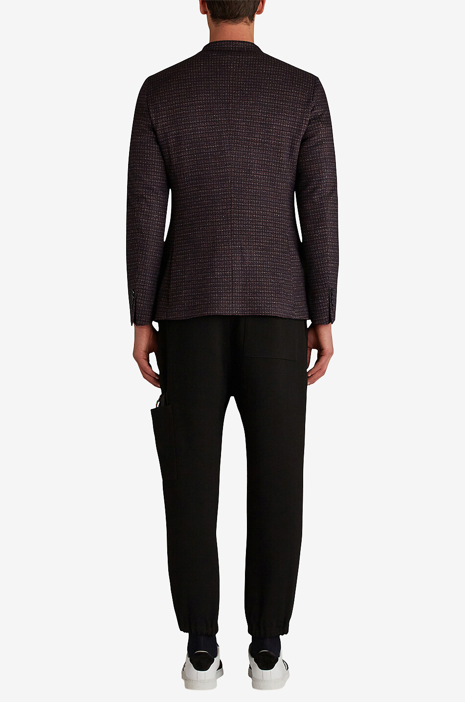 ETRO Blazer slim en laine mélangée Homme BLEU FONCE 4