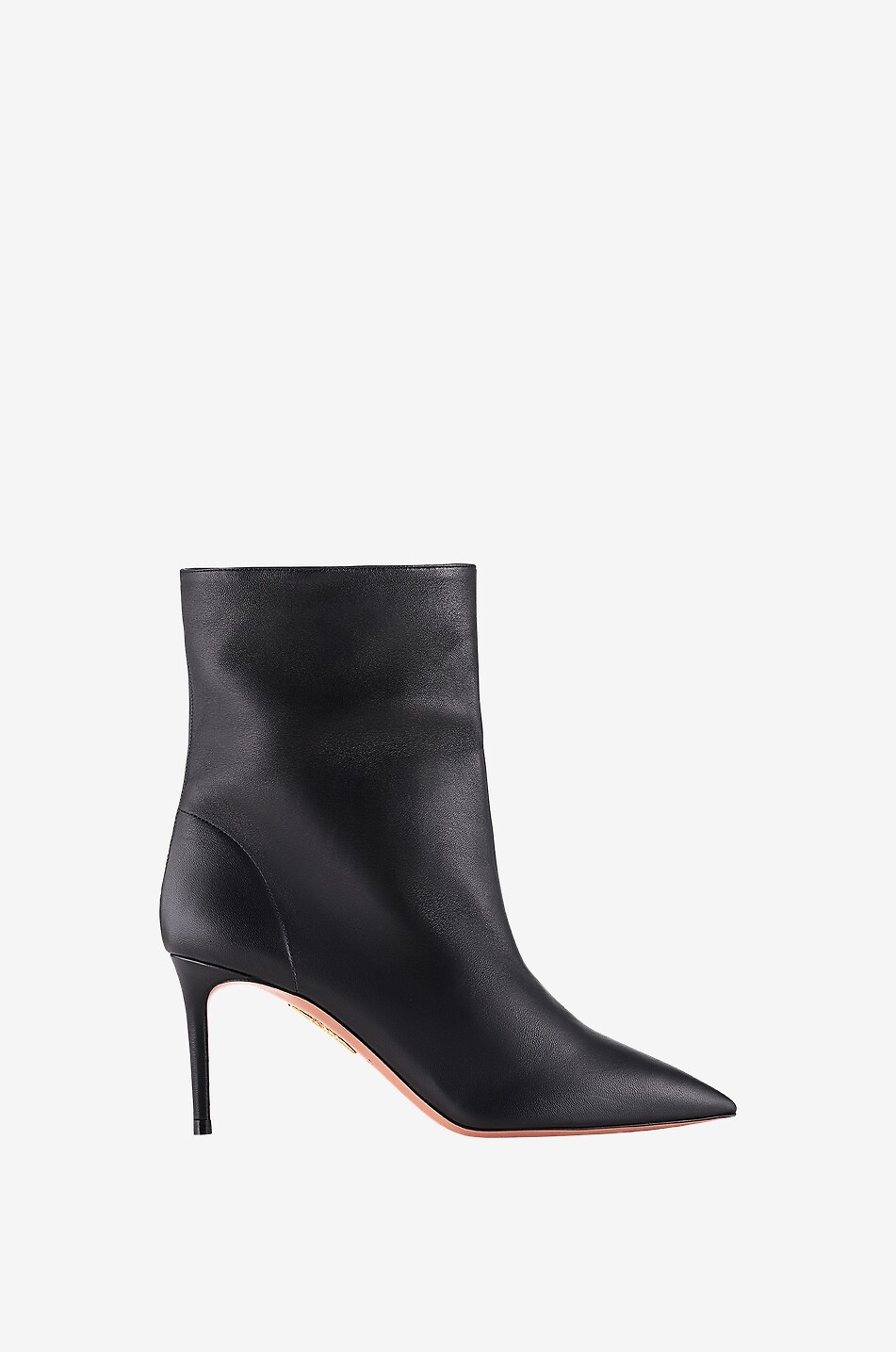 Bottines à talon en cuir nappa Matignon 75