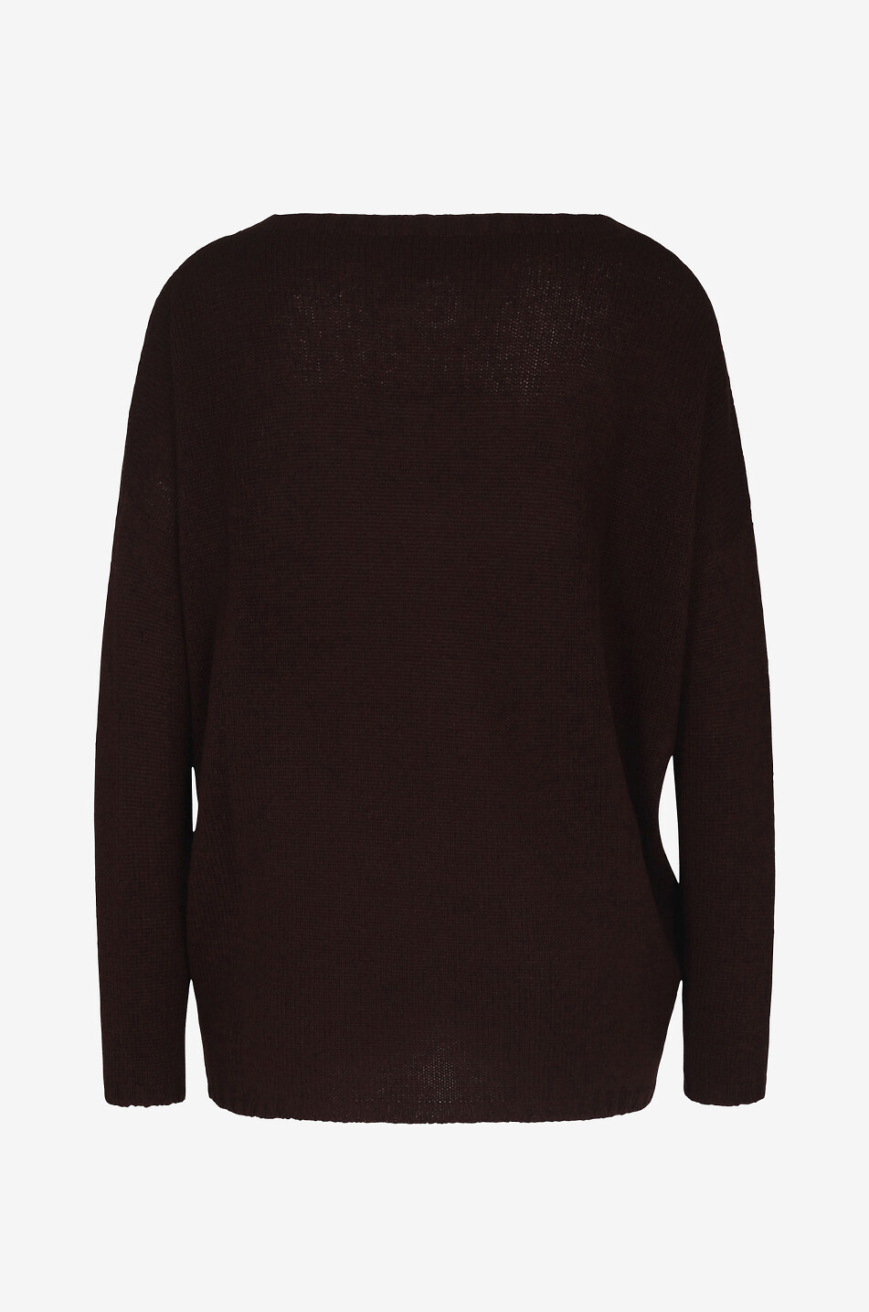FABIANA FILIPPI Pull ample en cachemire à col bateau Femme MARRON MOYEN 2