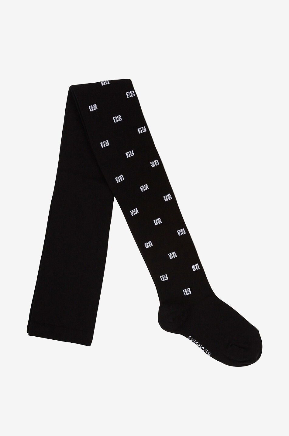 GIVENCHY Collant fille en maille de coton 4G Fille NOIR 2