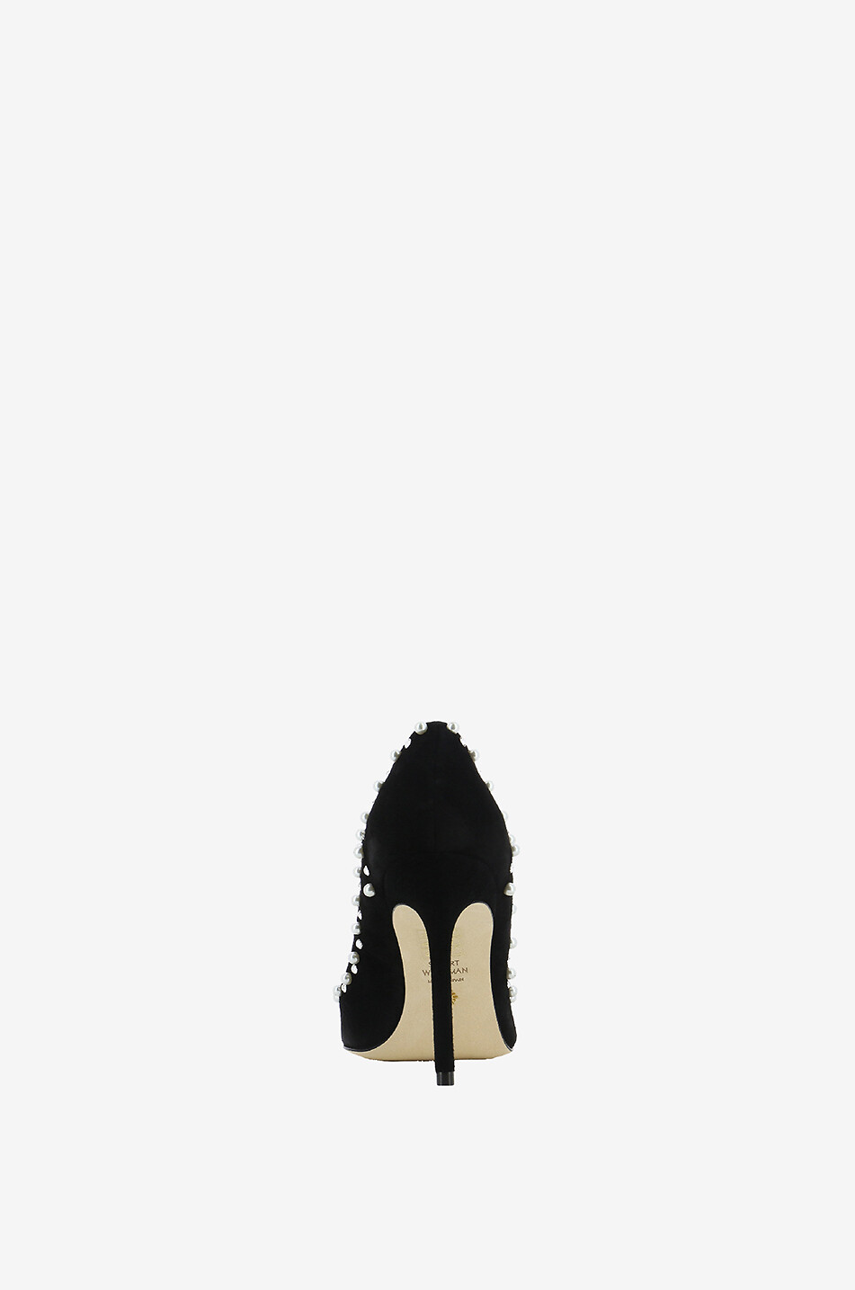 Stuart 100 suede heeled pumps