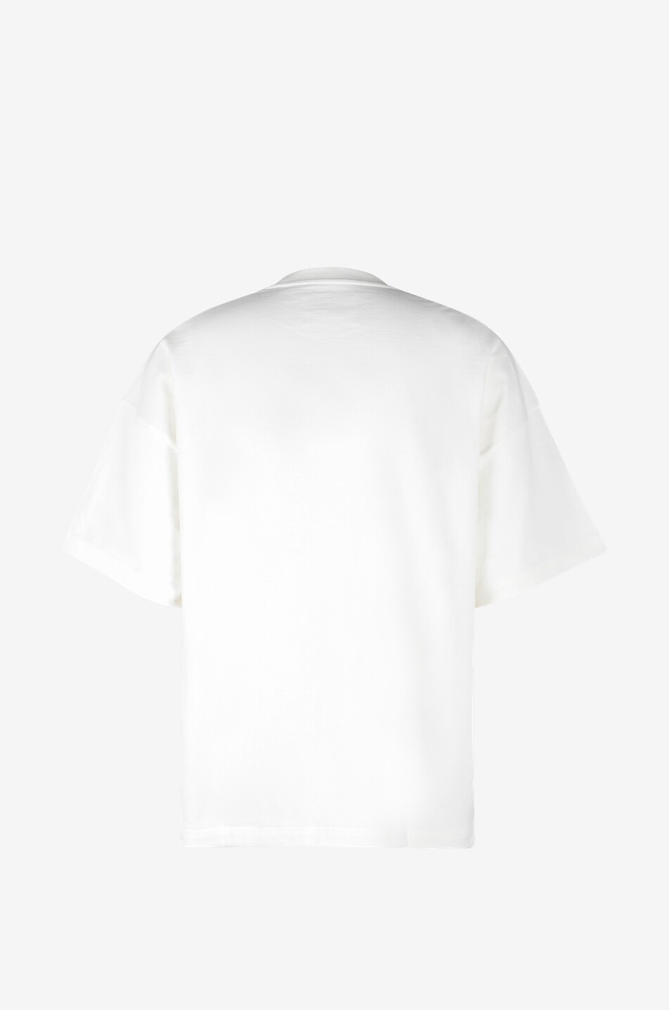 JIL SANDER Oversize-Kurzarm-T-Shirt mit Logoprint Herren WEISS 2