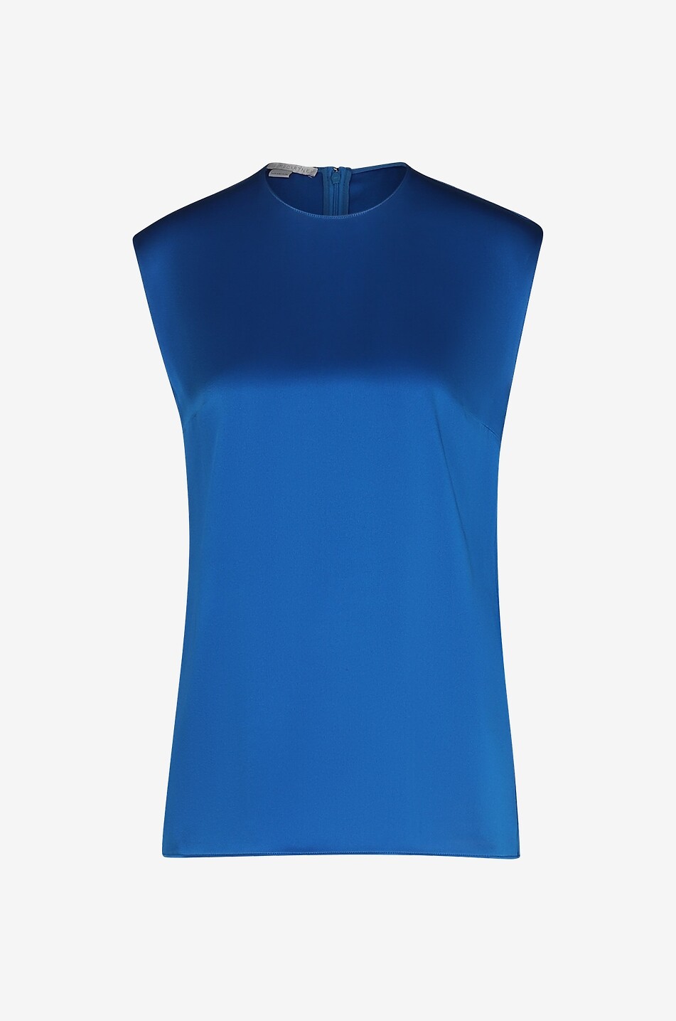 Ärmelloses Top aus Satin