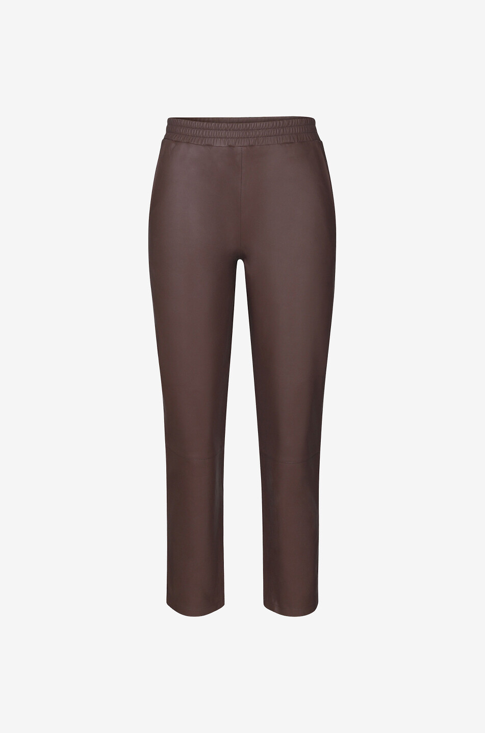 HEMISPHERE Gerade geschnittene Lederhose Cynthia Damen BRAUN 1