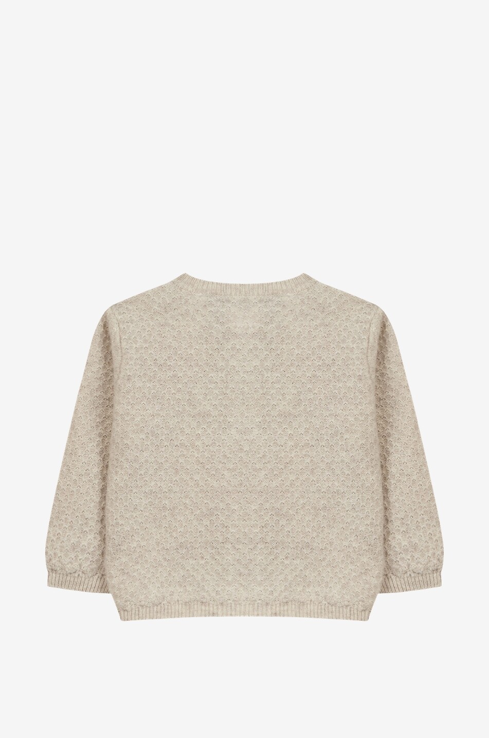 TARTINE ET CHOCOLAT Jardins de Bagatelle embroidered baby cardigan Baby CAMEL 2