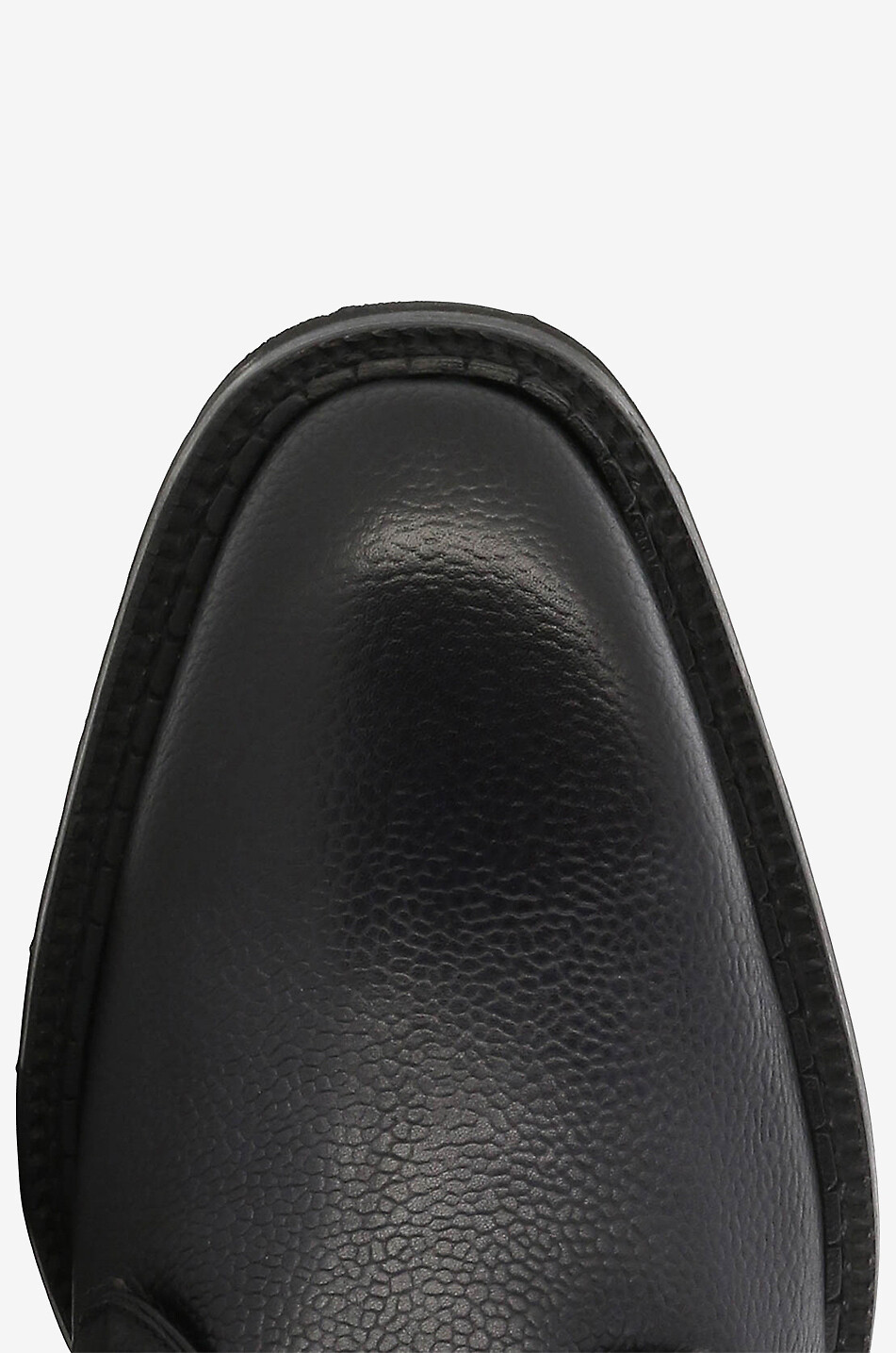 BARRETT Grained leather lined high-rise lace-up shoes Men BLACK 5