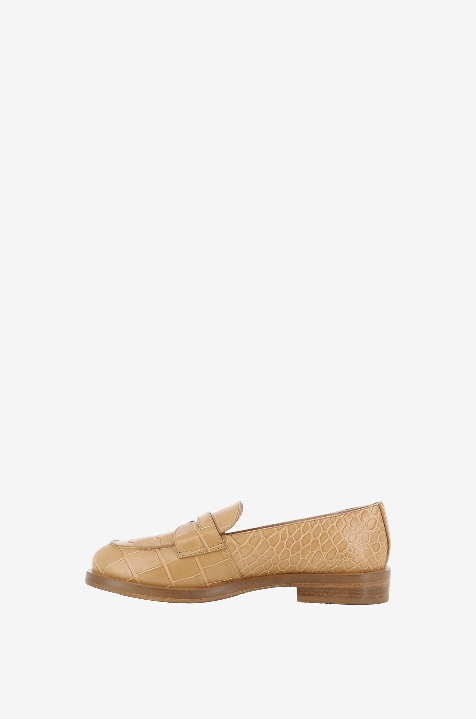 RODO Mocassin en cuir Coco Block Femme BEIGE 3