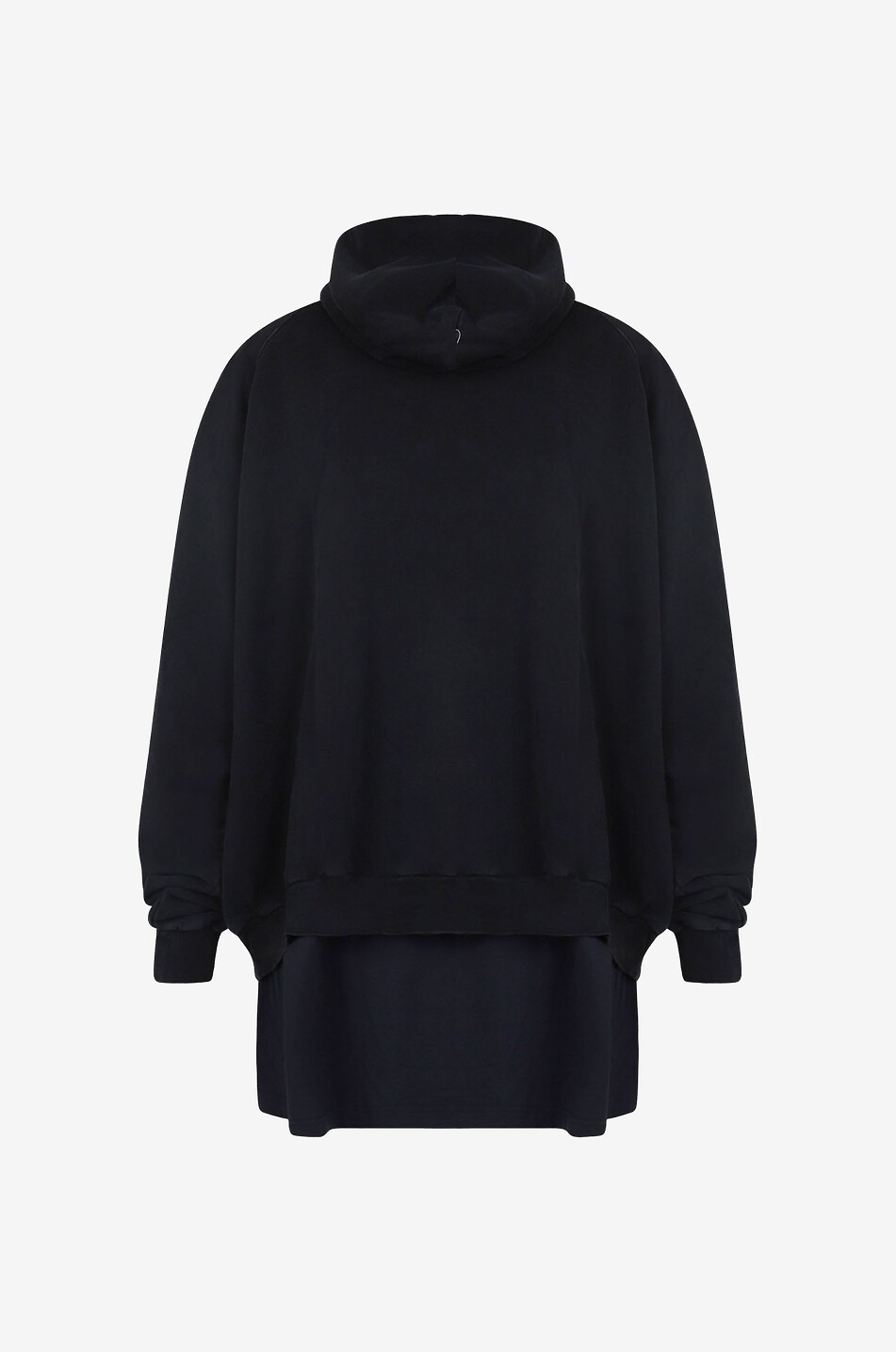 BALENCIAGA Be Different Patched T-shirt embroidered distressed sweatshirt Men BLACK 2