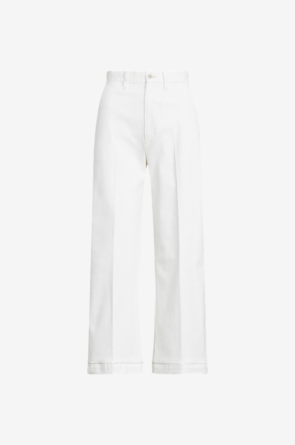 Pantalon chino large raccourci