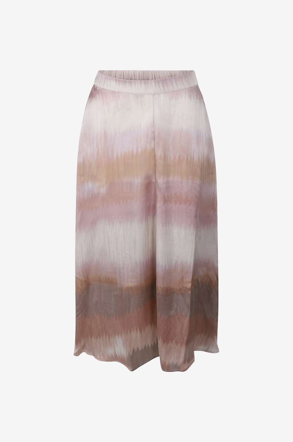 Silk midi skirt