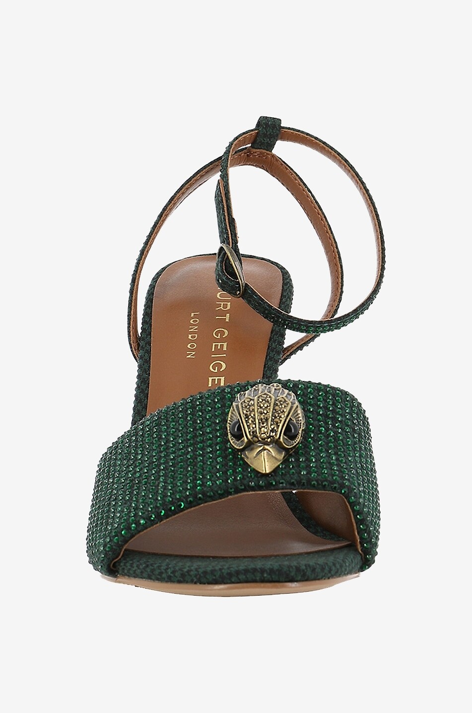 Sandales à talon en cuir Kensington