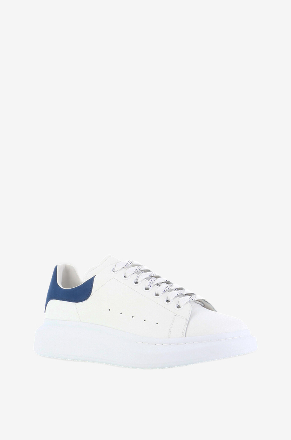 Niedrige Sneakers aus Leder und Wildleder Oversize