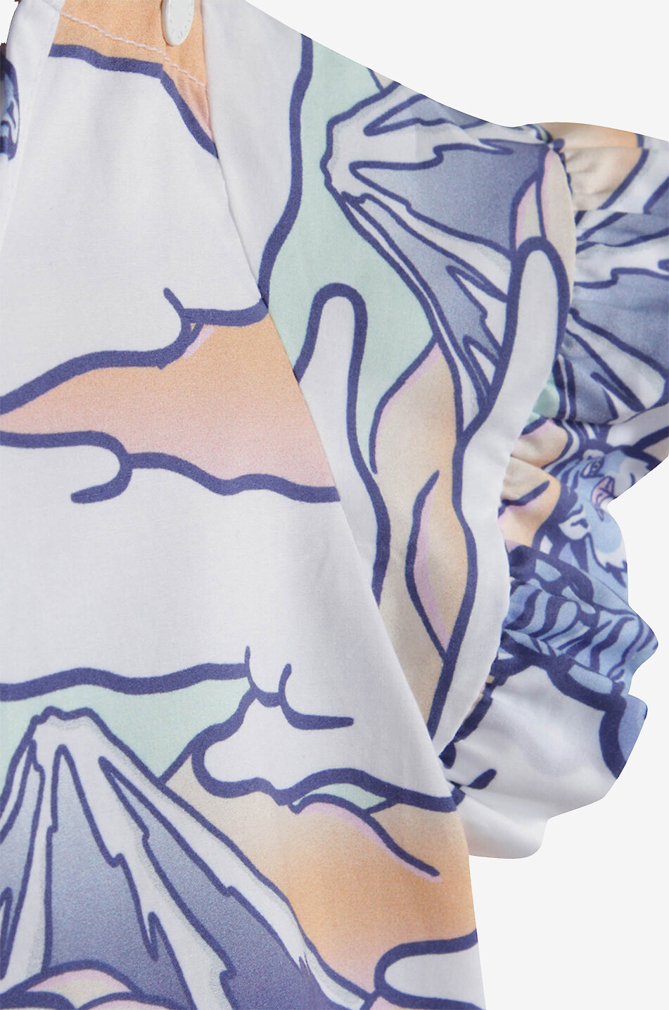 KENZO Blouse bébé à motifs Tiger Mountains Bébé BLANC 3