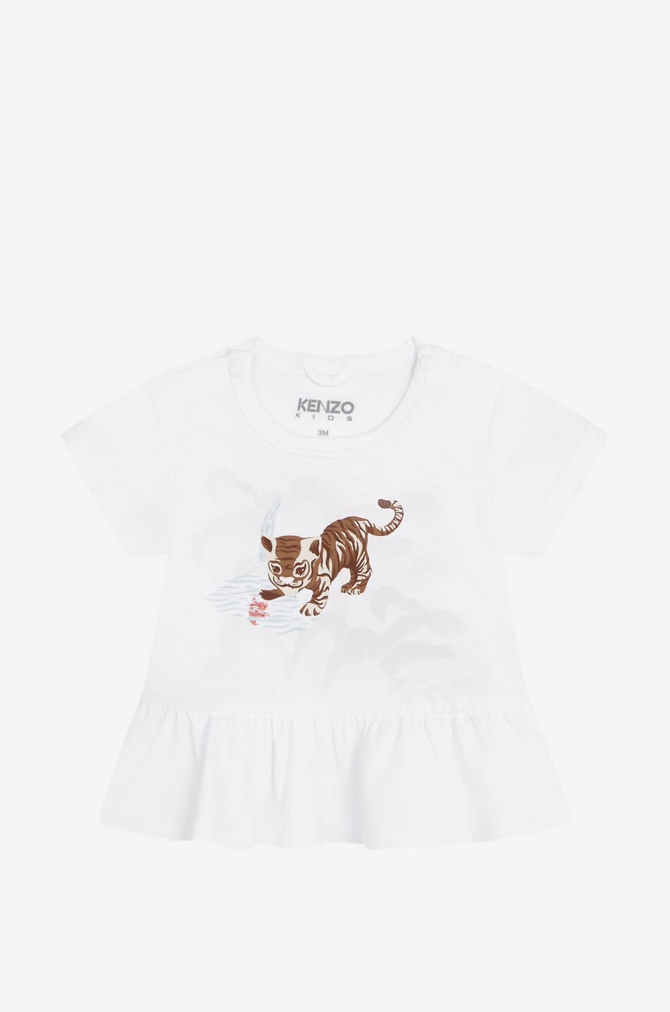 KENZO Jungle baby T-shirt and shorts set Baby WHITE 3