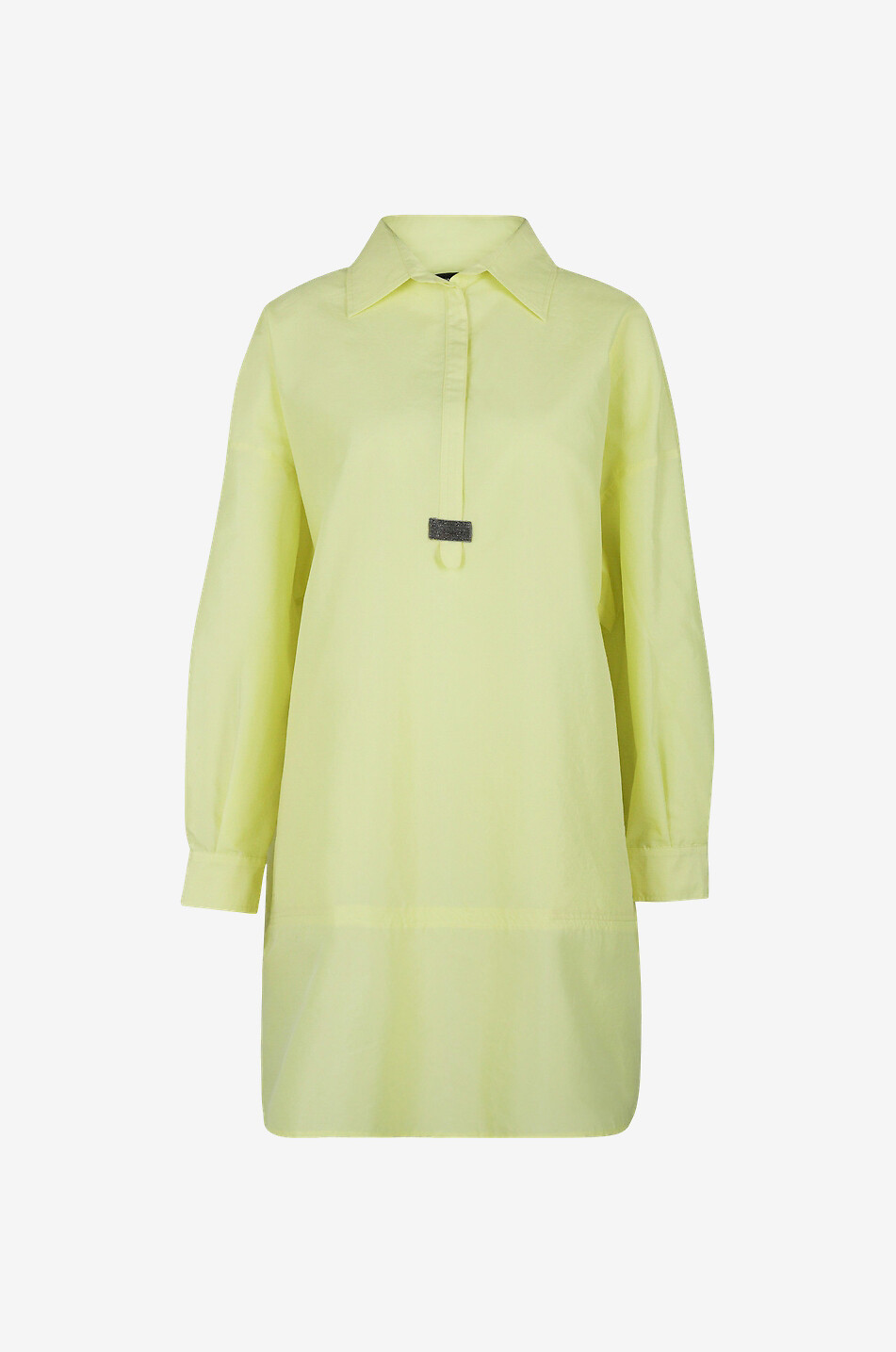 Mini robe tunique en taffetas