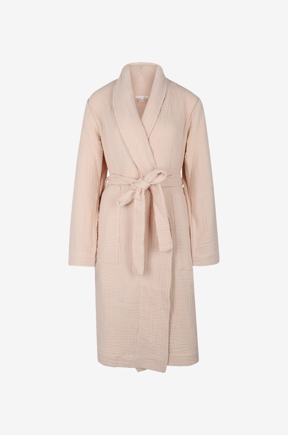 SKIN Zoey cotton dressing gown Women LIGHT PINK 1