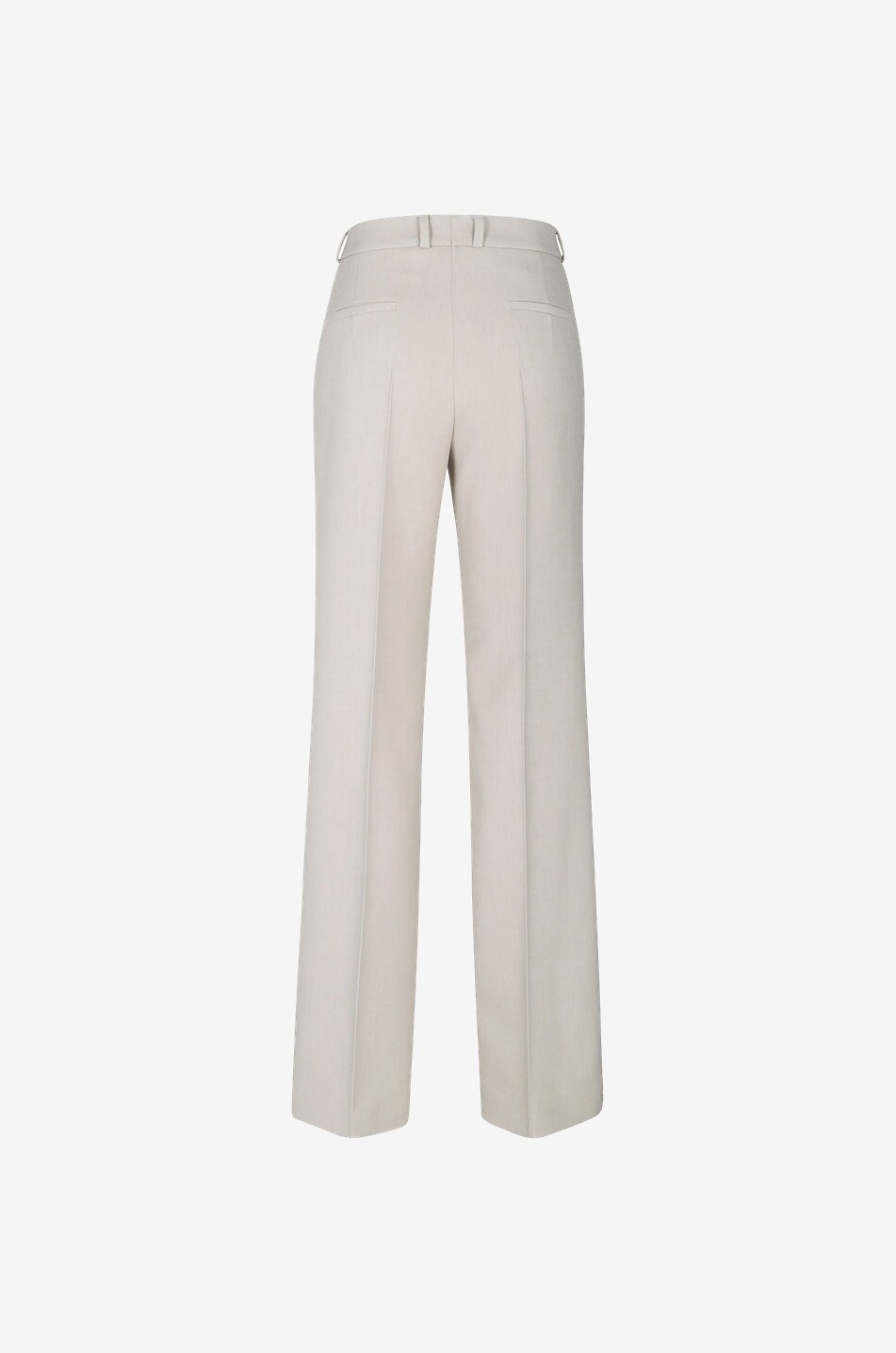 Gerade Hose aus Pebble-Crêpe Faysa