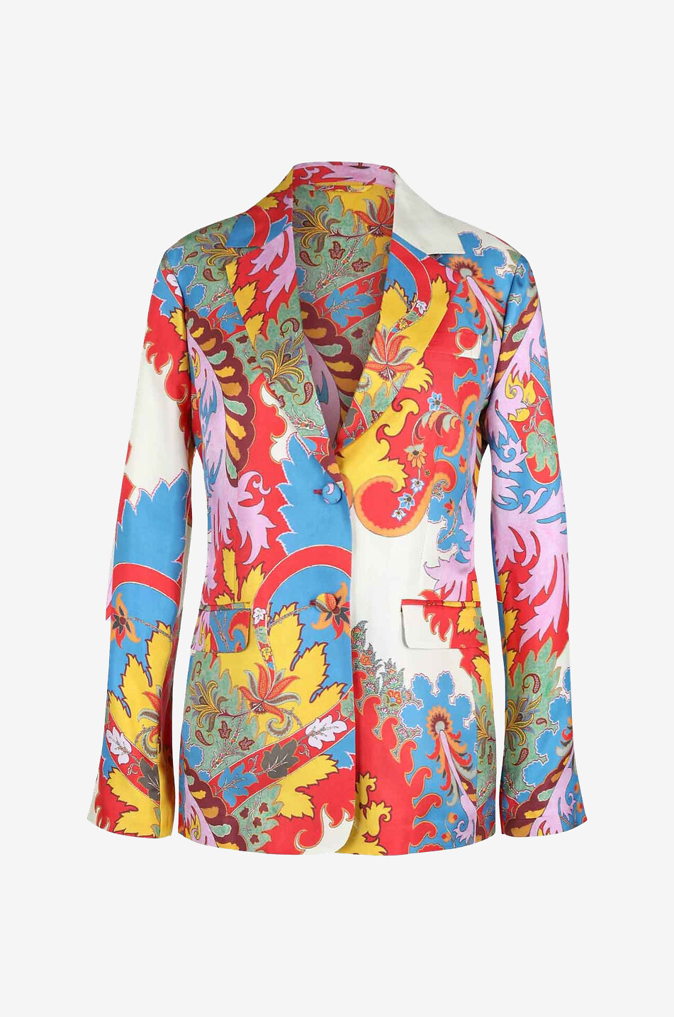 ETRO Seidenblazer mit Paisley-Print Damen ROT 1