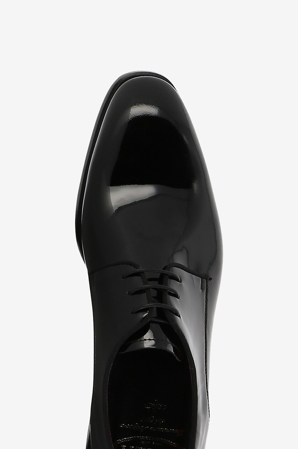 BARRETT Patent leather derby shoes Men BLACK 5