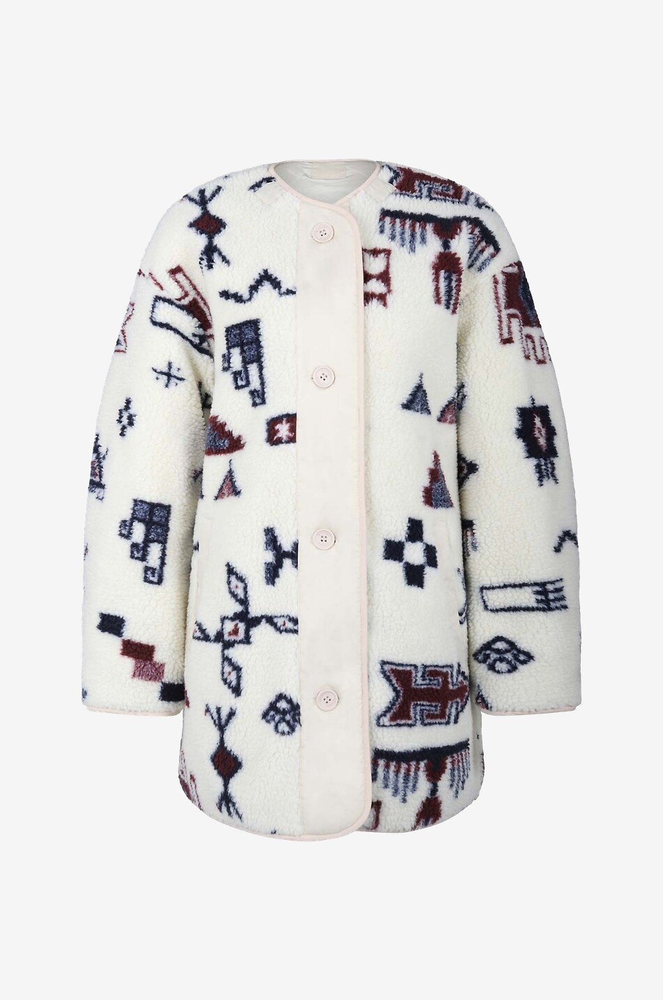 Manteau oversize en polaire teddy Himemma