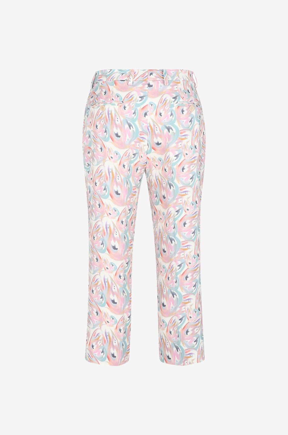 Pantalon capri en crêpe Butterfly Wings