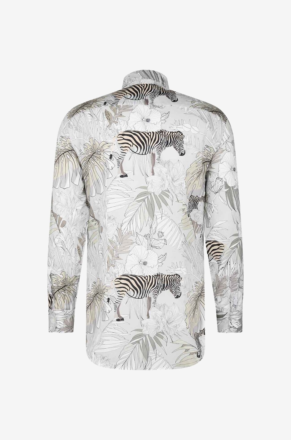 ETRO Tropical print long-sleeved shirt Men Light beige 2