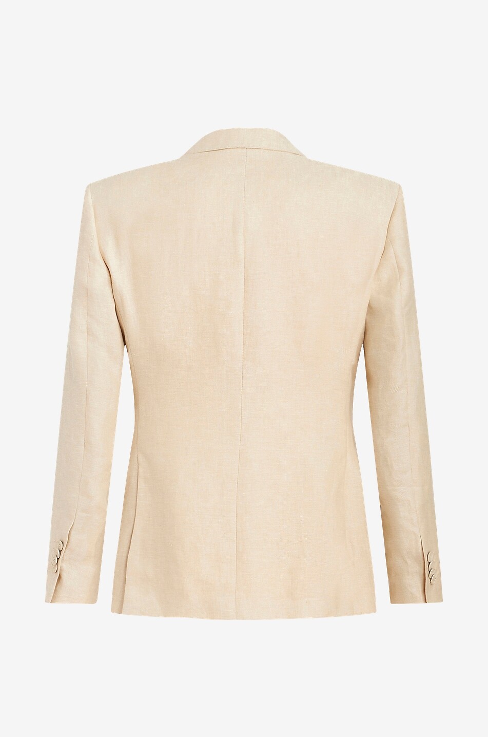 ETRO Single-breasted linen blazer Men EGGSHELL 2