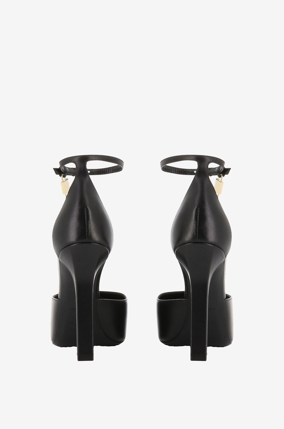 GIVENCHY Plateau-Pumps aus Glattleder G-Lock 90 Damen SCHWARZ 4