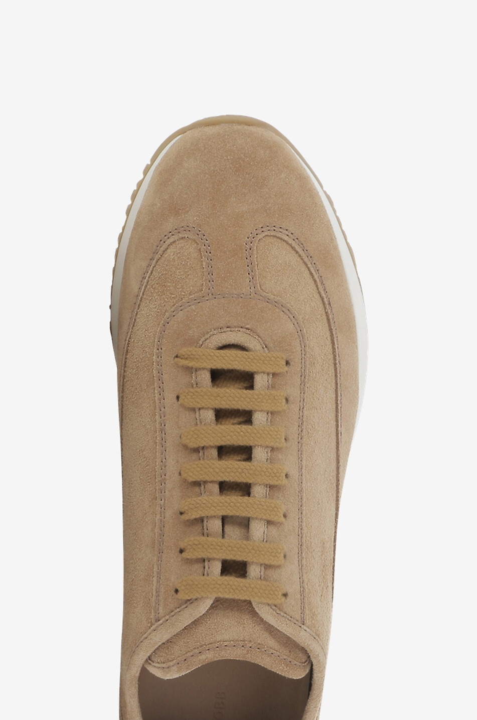 JOHN LOBB Baskets basses à lacets en daim Foundry II Homme COGNAC 5