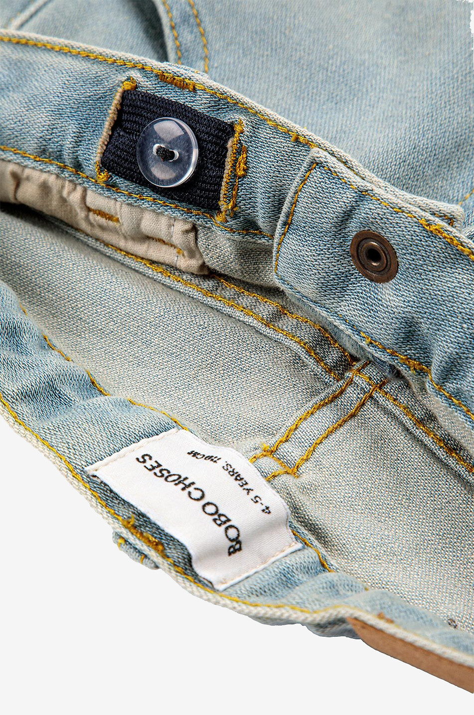 BOBO CHOSES Short en denim garçon BC Color Block Garçon BLEU 5