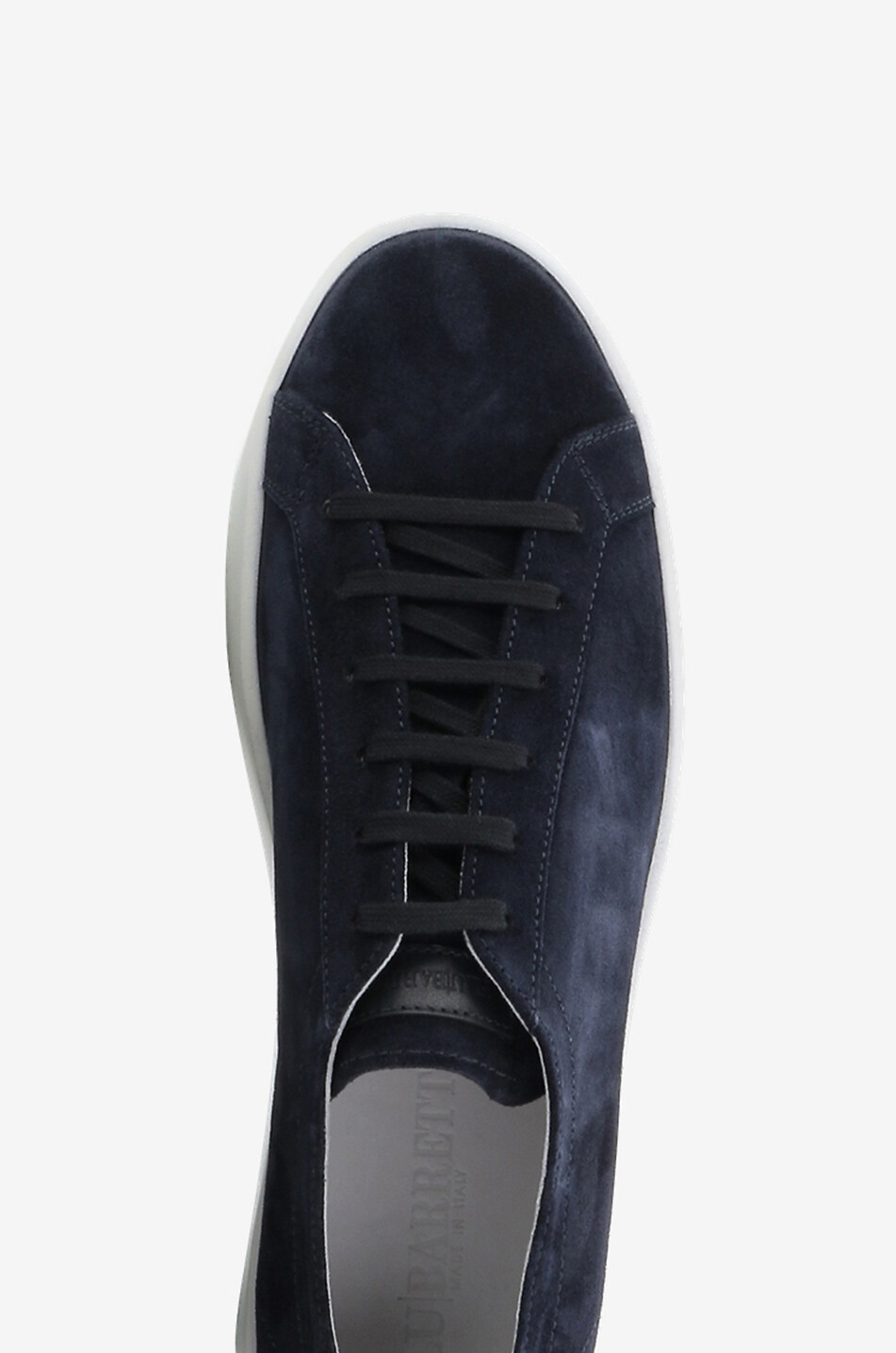 BARRETT Baskets basses à lacets en daim Homme BLEU FONCE 5