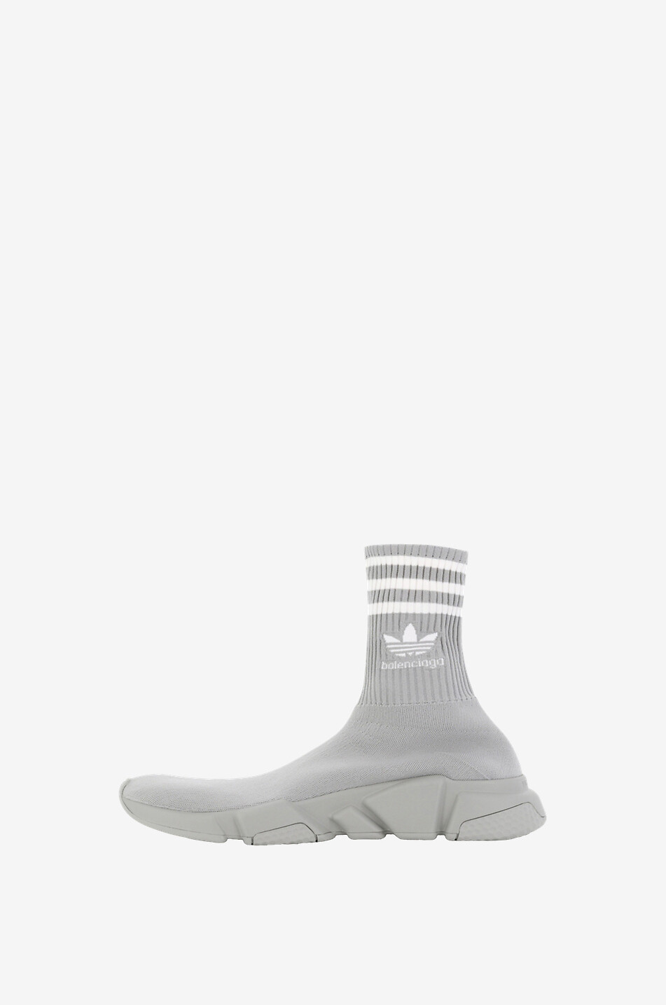 BALENCIAGA X ADIDAS Speed BALENCIAGA / adidas high-top slip-on sneakers Men GREY 3