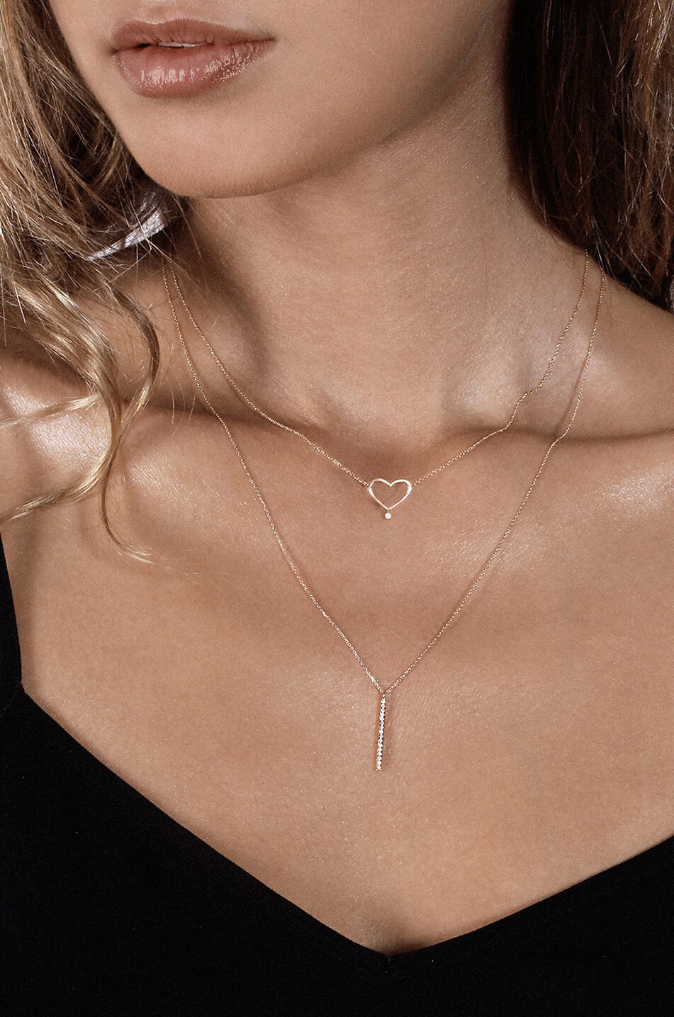 VANRYCKE Halskette aus Roségold und Diamant Angie Damen ROSA 2