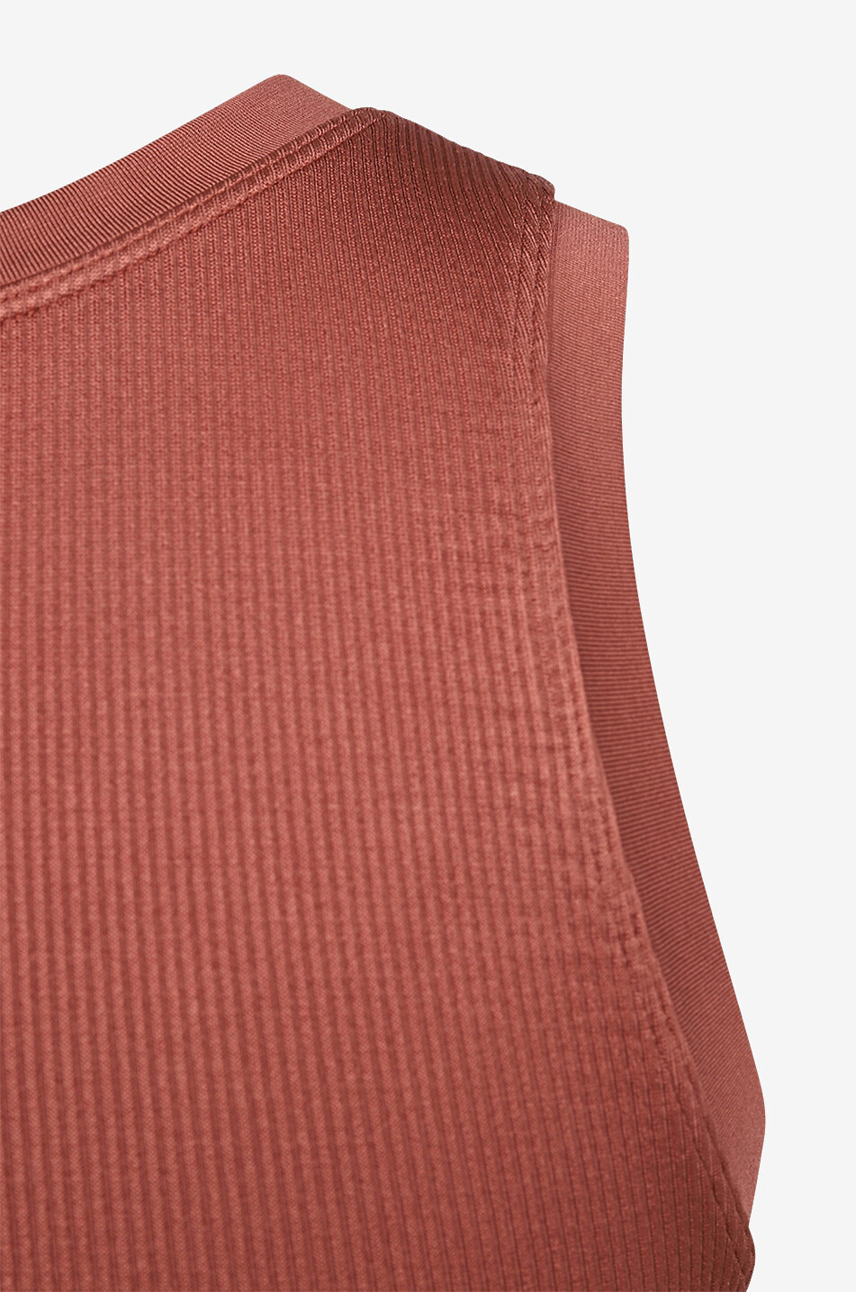 PRISM SQUARED Débardeur Ribbed Luminous  ROSE 3