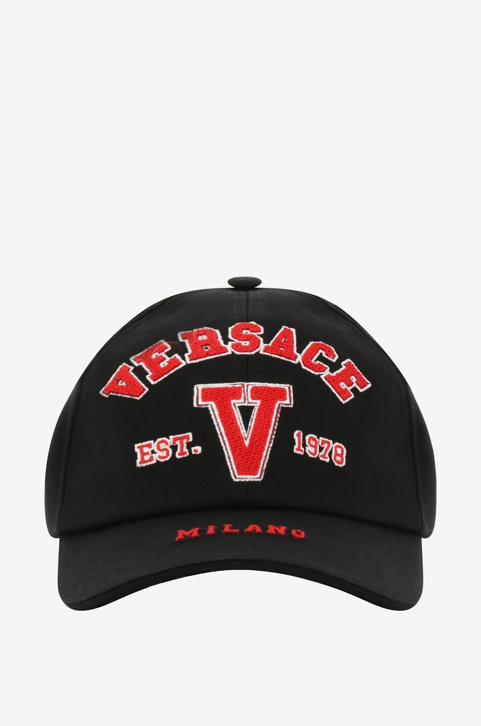 VERSACE Varsity gabardine baseball cap