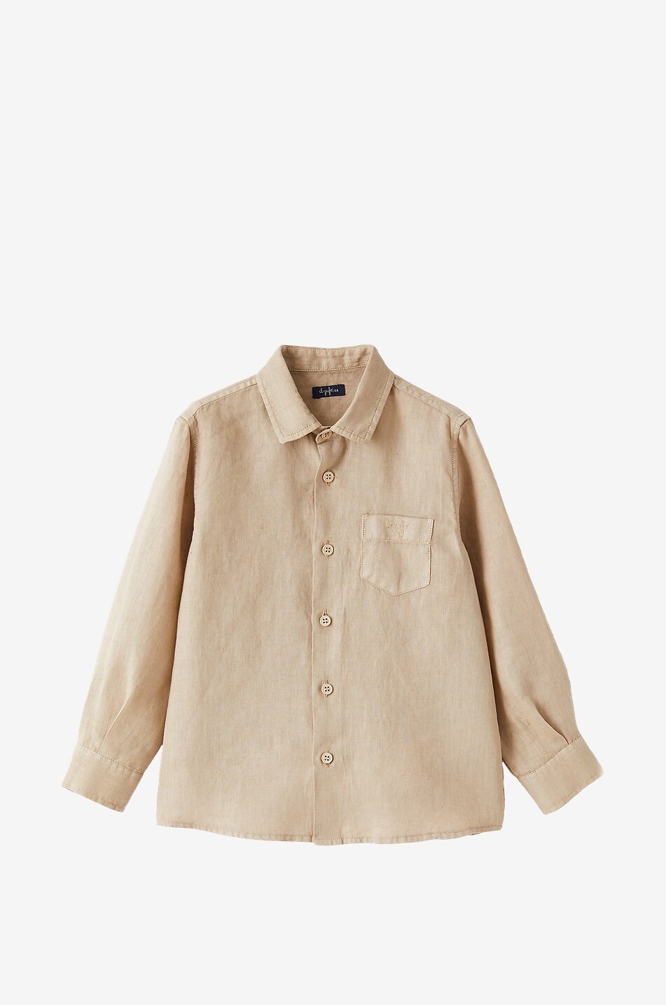 Jungen-Leinenhemd