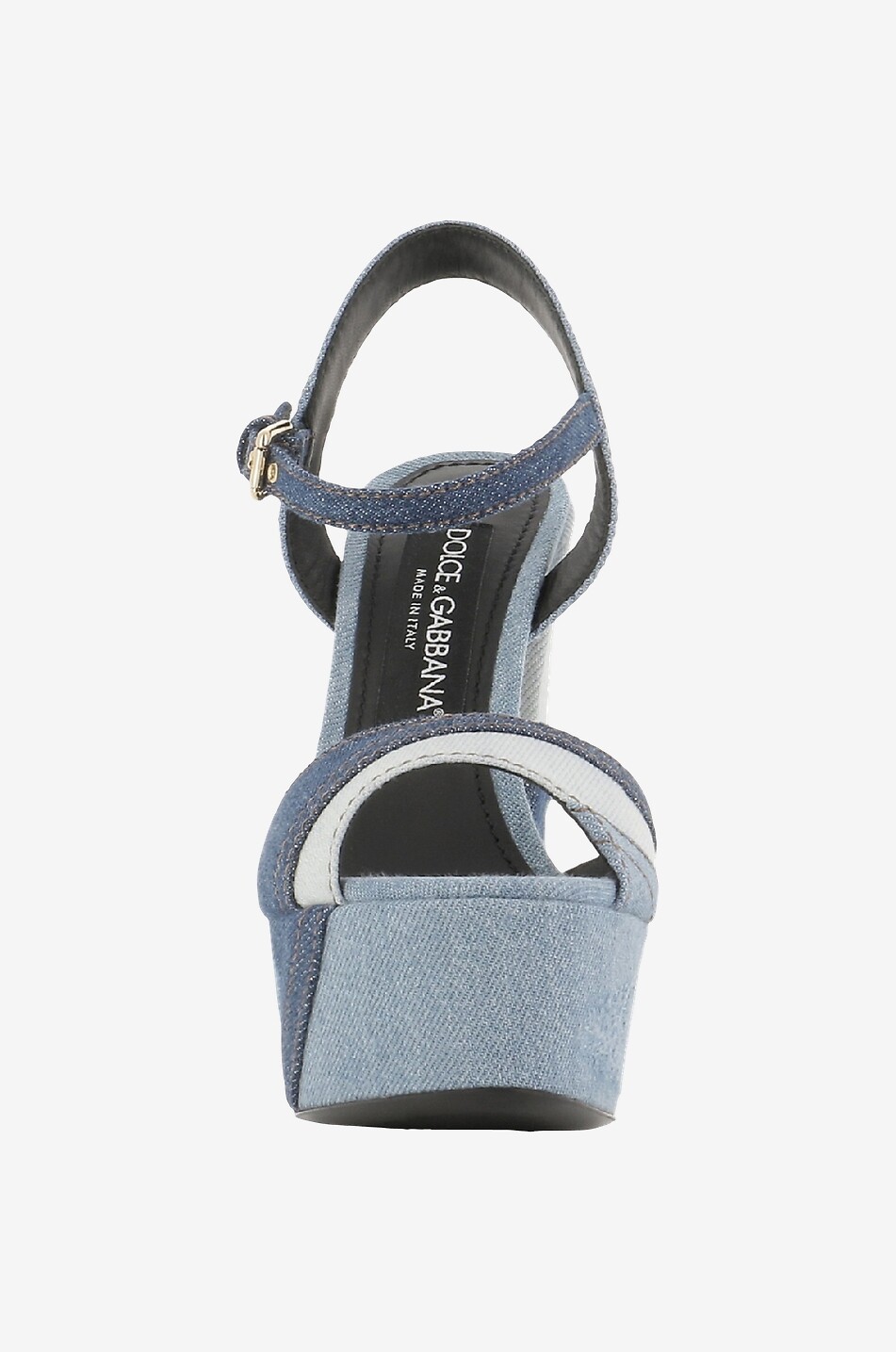 Plateausandalen aus Denim Keira 105