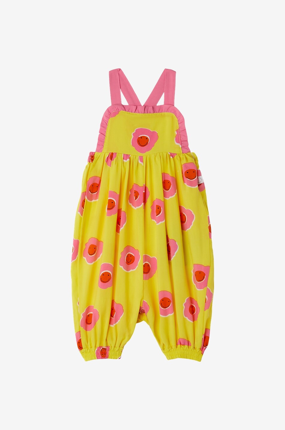 Baby-Viskose-Latzhose Happy Flowers
