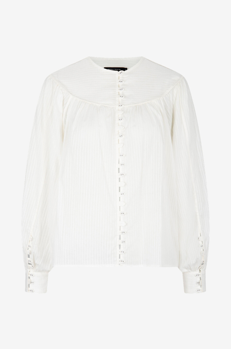 Langärmelige Bluse aus Baumwolle Suleo