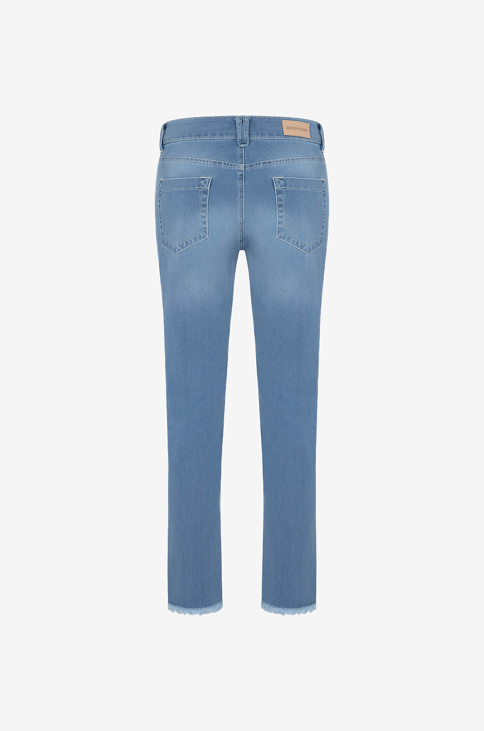 Slim-Jeans aus Baumwolle Claire Cropped