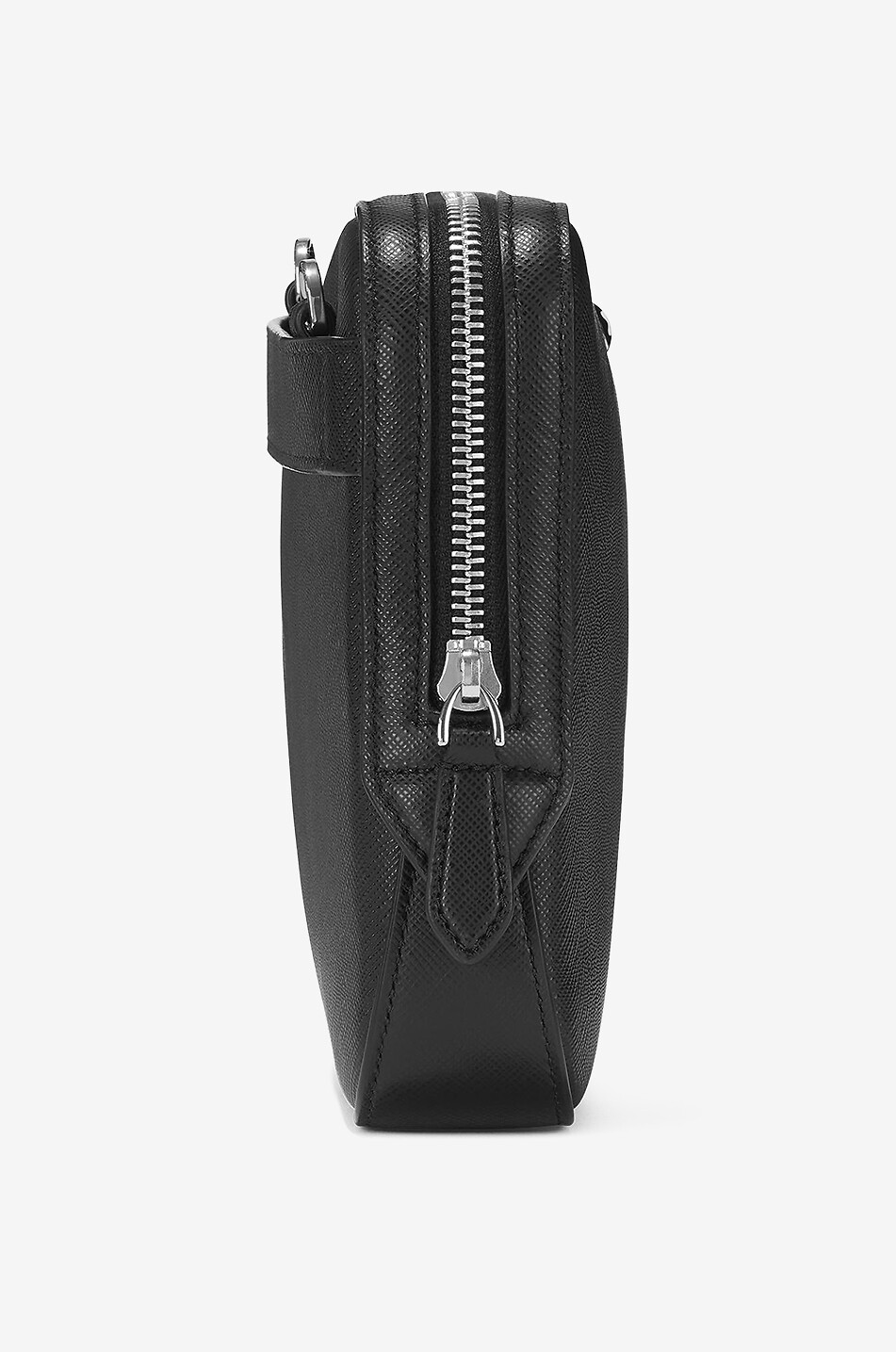 MONTBLANC Kleine Umhängetasche aus Sartorial Leder Herren SCHWARZ 5